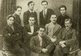 Мажит Гафури среди журналистов Уфы. 1926 г.